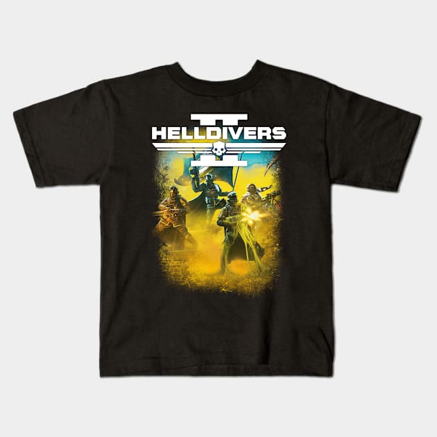 HELLDIVERS II Kids T-Shirt by lightsdsgn